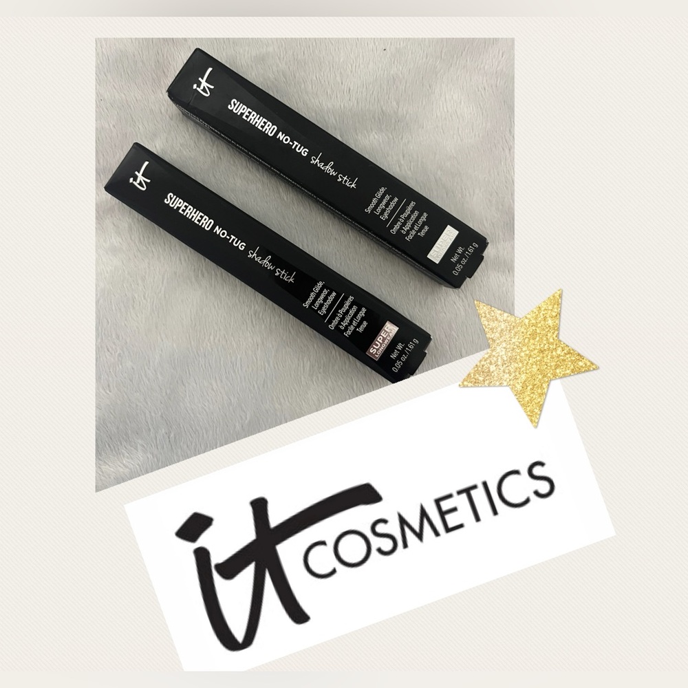 💕NWT! Superhero No-Tug Waterproof Eyeshadow Sticks Silk Armor & Epic Ame…
